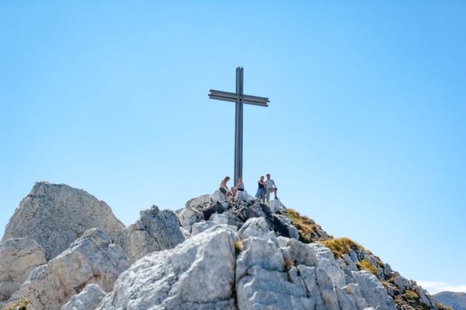 Gipfelkreuz Weißhorn