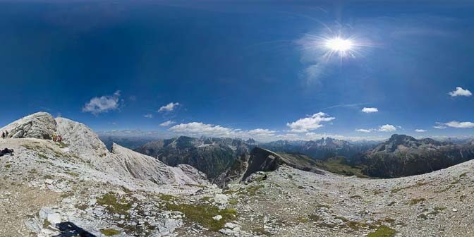 360° Dürrenstein unten - Bild anklicken, um das 360°-Kugelpanorama vom Dürrenstein zu starten!