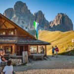 Der Langkofel und die Friedrich-August-Hütte