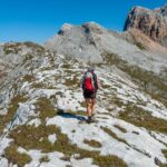 Rückweg Steig Nr. 28: auf dem Kamm nach der Seekofelhütte