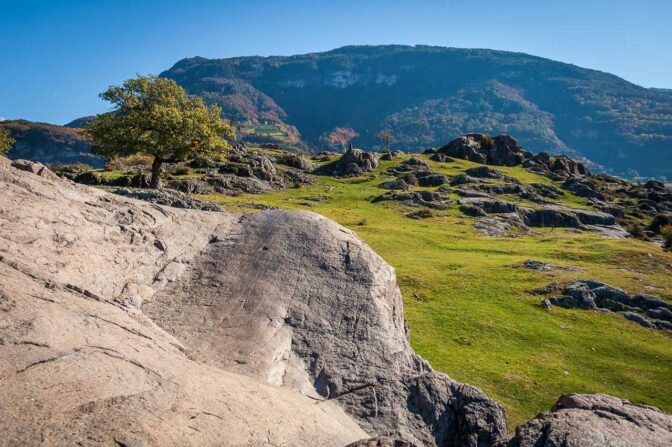 Fruchtbarkeitsrutsche auf Castelfeder