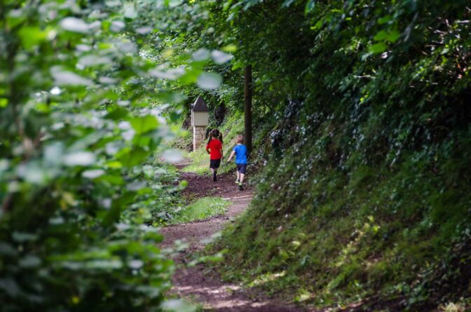 Die Kastelaz Promenade ist zugleich ein Kreuzgang