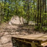 Bikepark im Wald zwischen Girlan und Sigmundskron