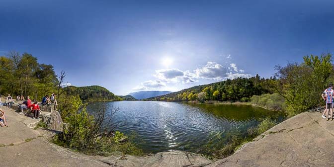 360 Grad am Montiggler See in der Gemeinde Eppan