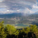 Kalterer See, Kalterersee, Lawinenspitz, Regenbogen