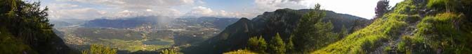 360° Blick vom Lawinenspitz im Mendelkamm