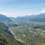 Ausblick Rotwand, Panoramaaufnahme, Südtiroler Unterland