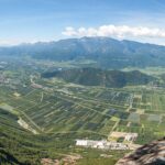 Ausblick Rotwand, Panoramaaufnahme, Südtiroler Unterland