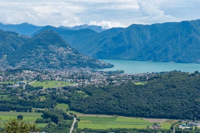 Luganer See, Lugano, Tessin