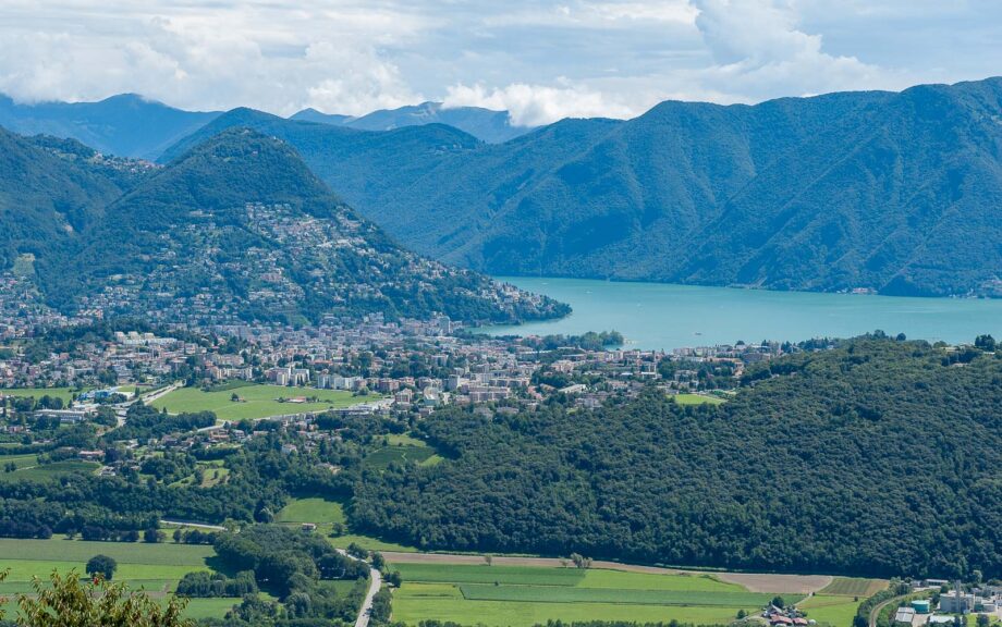 Luganer See, Lugano, Tessin