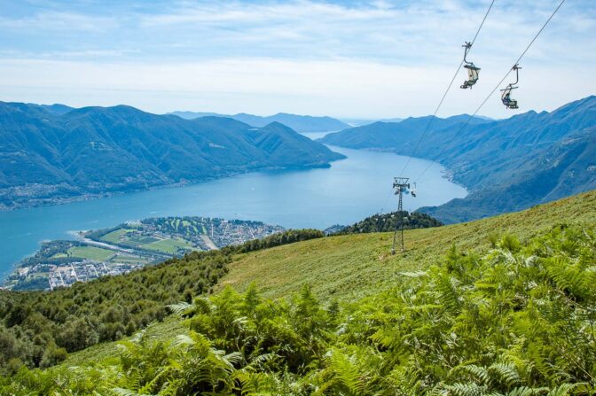 Lago Maggiore, Locarno, Seilbahn, Tessin