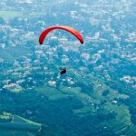 Paragliding über den Muthöfen bei Meran