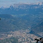 Bozen mit dem Schlern im Hintergrund