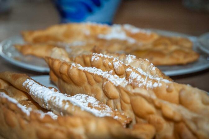 Krapfen vom Oberparteggerhof in Villanders (Eisacktal)