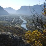 Blick auf die Etsch in Südtirols Süden