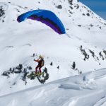 Ski Gliding auf der Marmolata