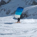 Ski Gliding auf der Marmolata