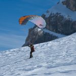 Ski Gliding auf der Marmolata