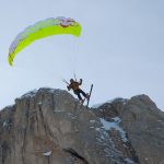 Ski Gliding auf der Marmolata