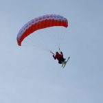 Ski Gliding auf der Marmolata