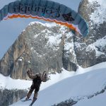 Ski Gliding auf der Marmolata