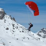 Ski Gliding auf der Marmolata