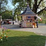 Entlang der Passerpromenade in Meran