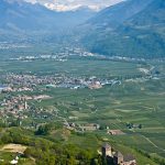 Leonburg mit Blick Richtung Lana