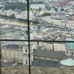 Blick aus dem Fenster der Feste Hohensalzburg