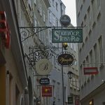 Geschäftsstraße in Salzburg