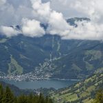 Blick auf den Zeller See bei der Bergtour zum Hundstein