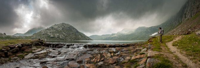 Der Langensee, der größte der Spronser Seen