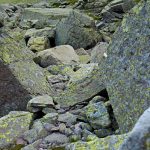 Felsiger Steig im Val Cadino