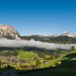 Abtei, Abteital, Badia, Col Plö Alt, Gadertal, Gardenaccia, Panoramaaufnahme, Peitlerkofel, Val Badia