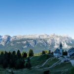 Abteital, Badia, Dolomiten, Gadertal, Heilig Kreuz, Heilig Kreuz Kirche, Val Badia