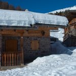 Die Schneeschuhwanderung nach Meran 2000 startet an der Sarner Hütte