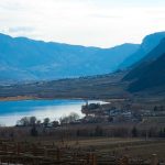 Der Kalterer See im Weinanbaugebiet Kaltern