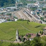 Blick über St. Magdalena auf Bozen