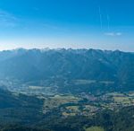 Bergpanorama über dem Fleimstal vom Schwarzhorn aus