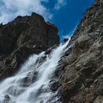 Wasserfall in der Sesvenna Gruppe