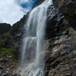 Wasserfall in der Sesvenna Gruppe