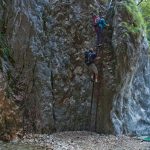 Einstieg des Burrone Klettersteigs