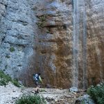 Wasserfall im Burrone Klettersteig