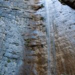 Wasserfall im Burrone Klettersteig