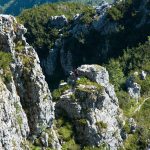 Ausblick vom Klettersteig