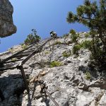 Hoch hinaus im Klettersteig Gaetano Falcipieri