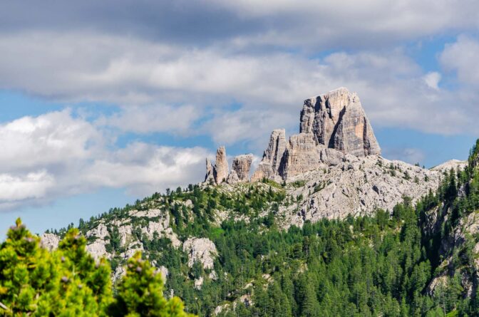 Westansicht Cinque Torri