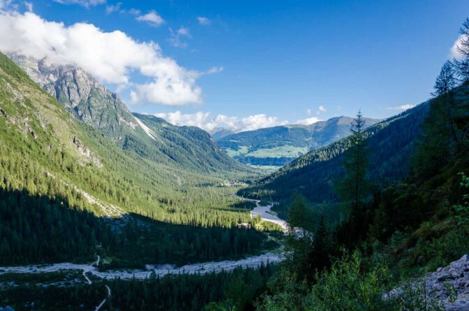 Blick auf den Helm