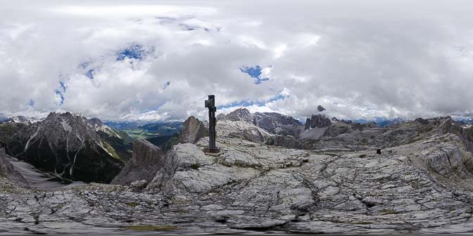 Auf dem Gipfel der Oberbachernspitze