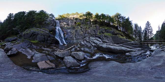 Barbianer Wasserfälle: Oberer Wasserfall